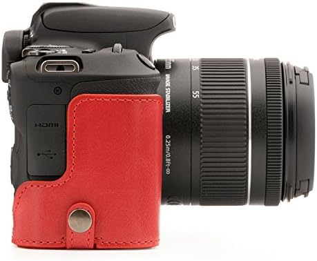 Kožna futrola za fotoaparat u boji, kompatibilna s 93, 910, 92, 99, crvena