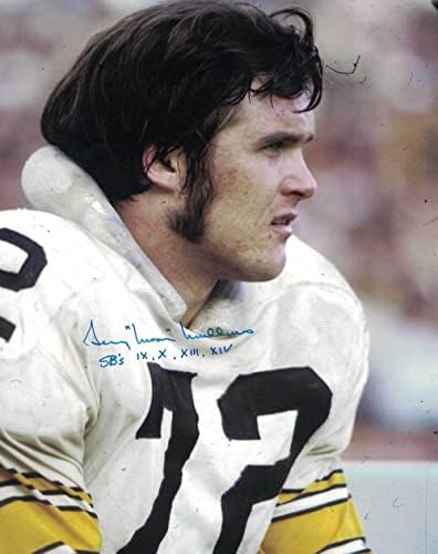 Gerry Moon Mullins Autografirani/potpisani Pittsburgh Steelers 8x10 Photo SB 30243 - Autografirani NFL fotografije