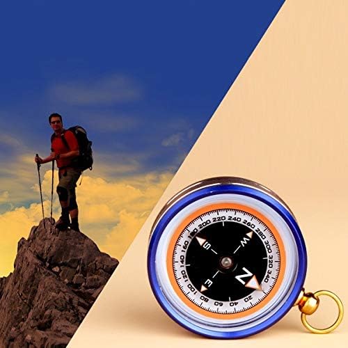 GPPZM Profesionalni vanjski kompas, kompas aluminijske legure, mini multifunkcionalni dječji privjesak
