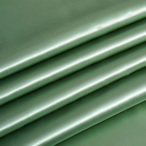 Mnogi satenski tablecloth 6pcs dugačak pravokutnik stolnjak - 54 x 108 inča, kadulja zeleni stolnjak satenski poklopac za svilena stolna
