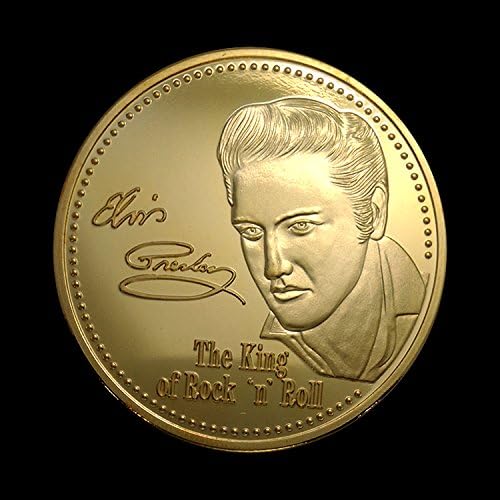 Hu Hai Xia Elvis Medalja Music Hall of Fame Medalja Zlatna kovanica Zabava zabava Rock Dance Kolekcija kolekcija poklona