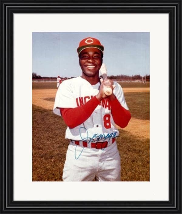 Joe Morgan Autographed 8x10 Fotografija br. 1 Matted & Framed - Autografirane MLB fotografije