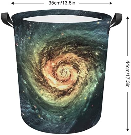 Prekrasna spiralna Galaktička košara za rublje sklopiva košara za rublje torba za pohranu rublja s ručkama