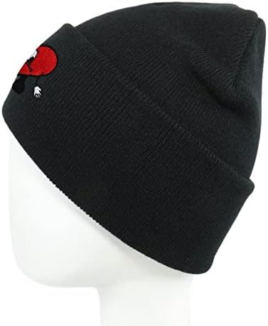 Pletena kapa s manžetnom od mente ležerna kapa s kapuljačom za muškarce i žene