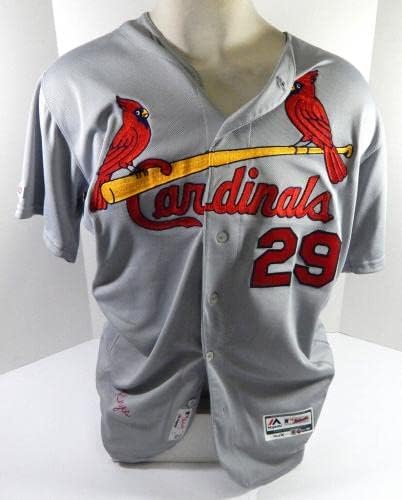 2019 St. Louis Cardinals Alex Reyes 29 Igra izdana POS koristio je Grey Jersey 150 P - Igra korištena MLB dresova