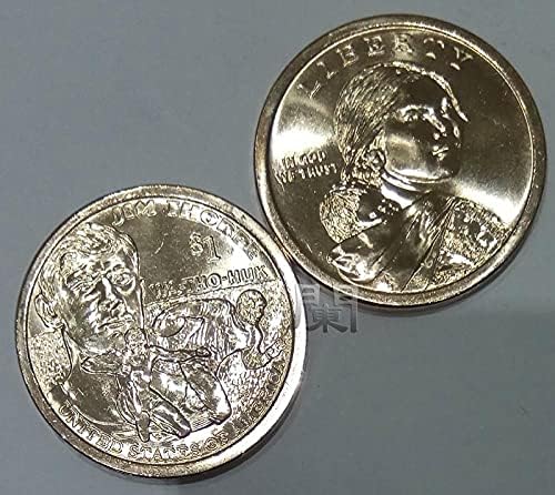 US 2018 P Verzija 1 dolar novčić Safagarvia A Dollar bakreni nikl kovanice Komemorativni novčić Coin Couur