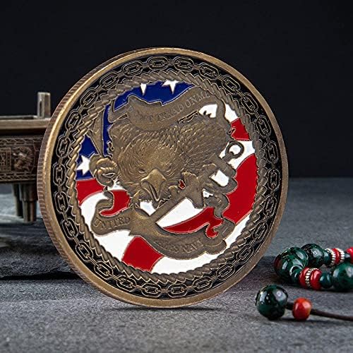 Sjedinjene Države Vojni kovanica američka mornarica Šefovi pozitivnog vodstva brončana komorativna zbirka novčića umjetnost