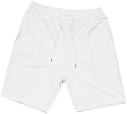 Wenkomg1 muške sportske kratke hlače, solidne atletske vježbe u teretani kratke hlače elastični struk kratke hlače trčanja trčanja