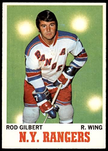 1970. Topps Redovita hokejaška Card63 Rod Gilbert iz New York Rangers ocjene izvrsno