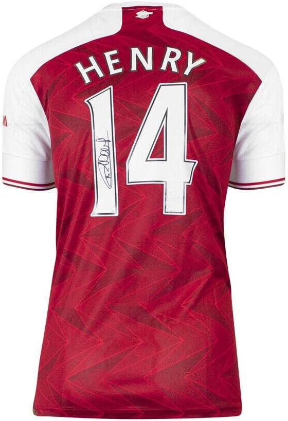 Thierry Henry potpisao košulju Arsenal - 2020-21, dom, broj 14 Autogram - Autografirani nogometni dresovi