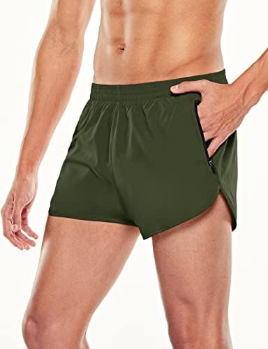 Athlio 1 ili 2 paketi muške kratke hlače, 3 inča brze suhe mrežice atletskih kratkih hlača, kratke hlače za trening u teretani s džepovima