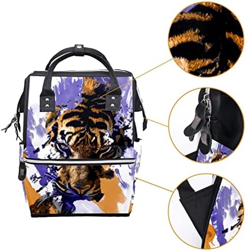 Guerotkr putuju ruksak, vrećice pelena, vreća s ruksakom, avotion tigar umjetnost ljubičasta narančasta