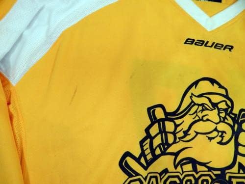 Casco Bay Hockey 17 Igra je koristila žutu praksu Jersey XXL 41 - Igra korištena NHL dresova
