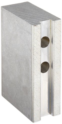 Abbott Workhonding Aluminium 6061-T6 stil p 1,5 mm x 60 stupnjeva kvadratna nazubljena čeljust, 6-1/2 duljina, 2-1/2 širina, 4 visina,