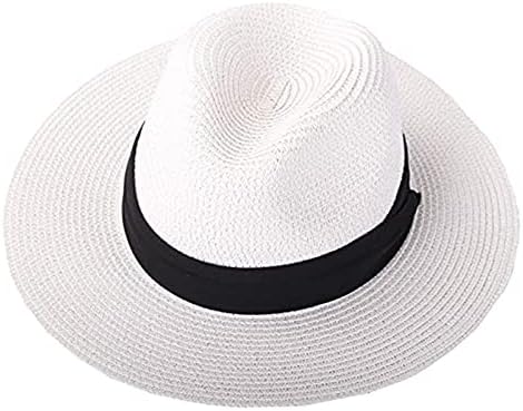 Sklopiva boja Panama široko solidno sunce šešir modna plaža ženski šešir za bejzbol kape za žene za žene