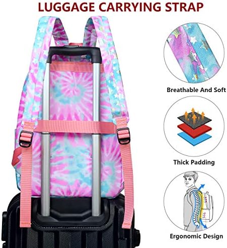 OMOUBOI 14 inčni ruksak za žene s ruksakom ruksaka s ruksaka za ruksak vodootporni ruksak za putovanja, posao, posao - ružičasta…