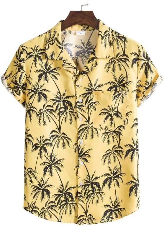 Houkai 2 Piece Resort odijelo muške havajske košulje odijelo kratke rukave tiskano ležerno gumb dolje košulja kratke hlače plaže