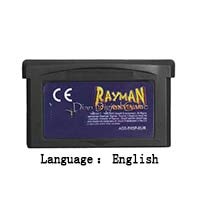 ROMGAME 32 -bitna ručna konzola za video igre Cartridge Cartridge Rayman 10. godišnjica engleskog jezika EU verzija siva školjka