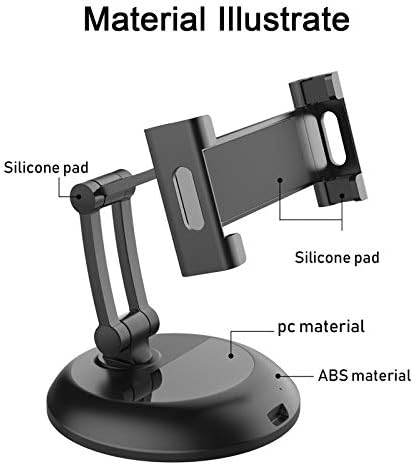 ALSMD tablet stoji za podesivi sklopivi držač za tablete za telefon za univerzalni držač tableta za mobilne telefone od 5-12,9 inča