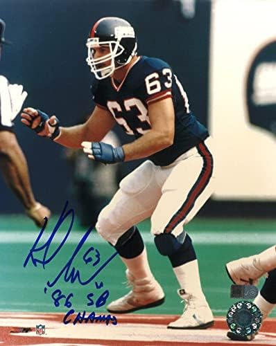 Karl Nelson potpisao je 8x10 fotografija New York Giants AIV AA21263 - Autografirane NFL fotografije