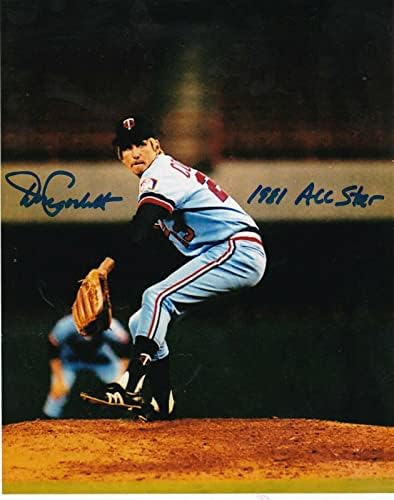 Doug Corbett Minnesota Twins 1981 All Star Action potpisano 8x10 - Autografirane MLB fotografije