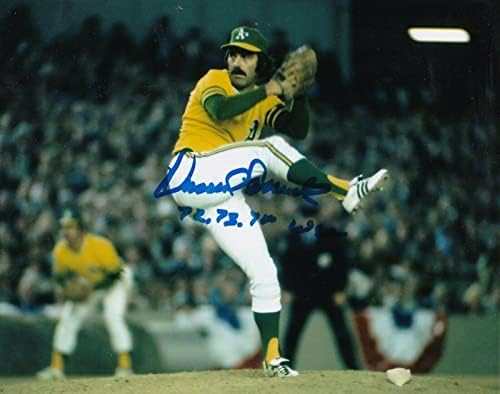 Darold Knowles Oakland A 1972,73,74 WS Actions Action potpisano 8x10 - Autografirane MLB fotografije
