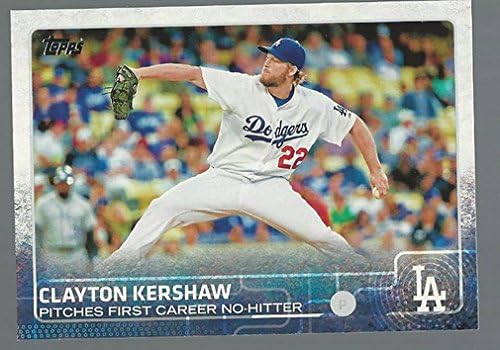 2015 Topps 317 Clayton Kershaw NM-MT Dodgers 2014 Baseball istaknute