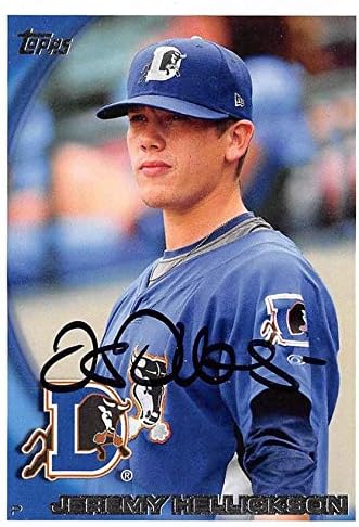 Skladište autografa 653326 Jeremy Hellickson Autographed Baseball Card - Durham Bulls - 2010 Topps Rookie br.265