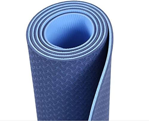 BKEMD Yoga Mat Anti Slip Mat za vježbanje ekološkog vježbanja joga pilates protiv klizanja i biorazgradivog dugoročnog treninga u teretani