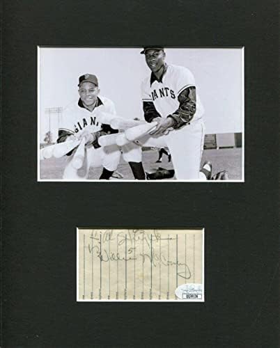 Willie McCovey San Francisco Giants potpisan autogram prikaz fotografa JSA w/mays - Autographd MLB fotografije