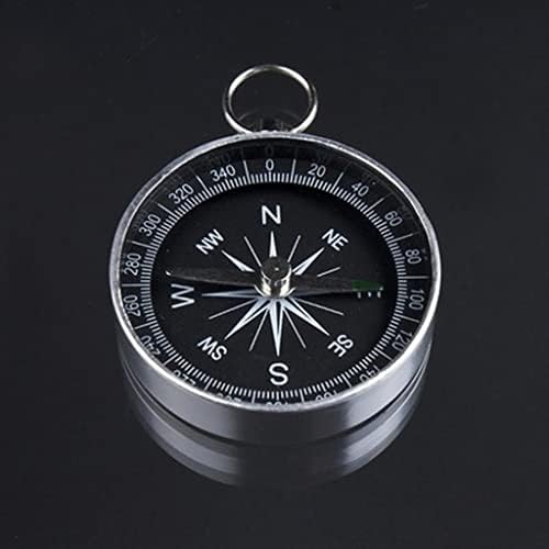 IULJH prijenosni aluminijski lagani kompas za hitne slučajeve vanjski preživjeli kompas alat Navigacija divlji alat