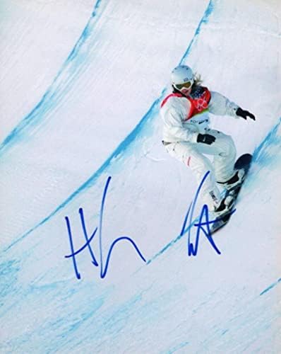 Hannah Teter potpisala Autogram 8x10 Fotografija - 2006 Torino Olimpijska zlatna medalja - Olimpijske fotografije s autogramom