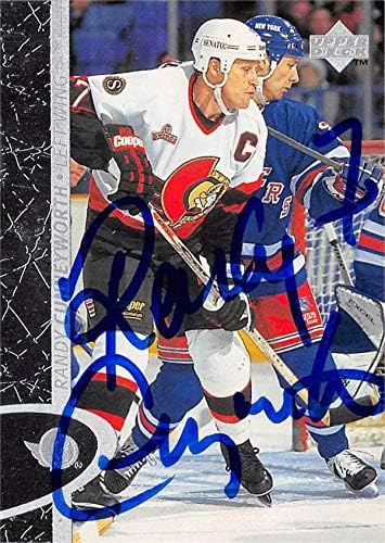 Skladište autografa 620332 Randy Cunneyworth Hockey Card Autographid - Ottawa Senators, SC 1996 Gornja paluba - br.111