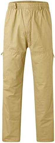 Muškarci teretni hlače Slim Fit Stretch muški muški labavi pamučni muškarci Sport Ultimate Cotton Sweatpants s džepovima s džepovima