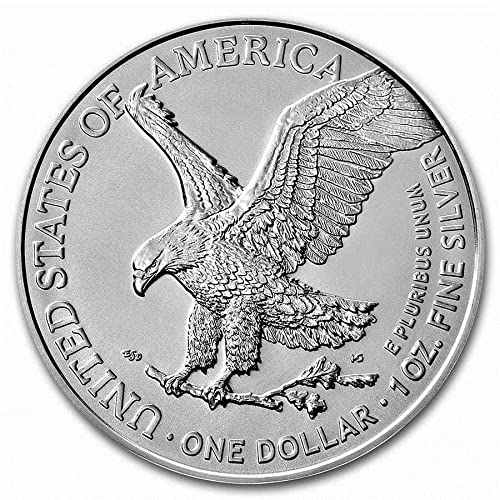 2023. - Američki Silver Eagle .999 Fine Silver s našom potvrdom o autentičnosti dolar Us Mint necirculirano