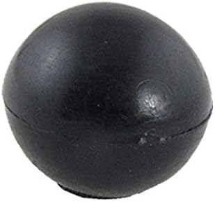 X-DREE Čvrsta crna plastična ručica promjera 25 mm promjera (manopola a leva a sfera u plastici nera rotonda con diametro 25 mm
