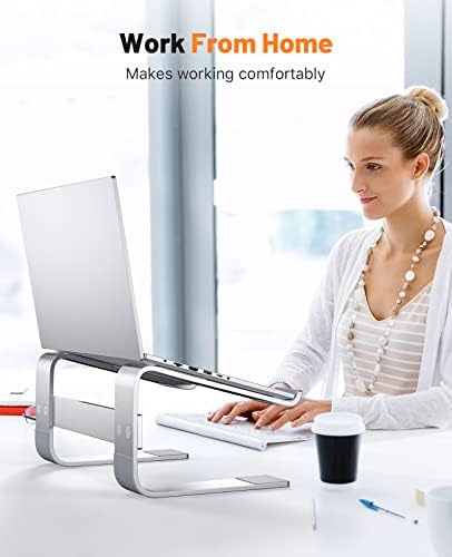 Laptop stol za stol, ergonomski ventilirano hlađenje čvrsto postojanje računala, držač uspona za prijenosno računalo široko kompatibilan
