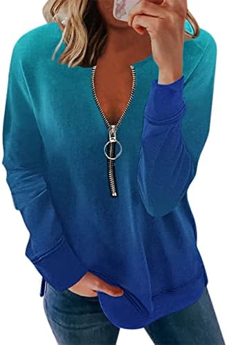 Žene dugi rukavi majica tunična bluza elegantna osnovna sportska košulja kapuljača meka udobna majica pulovers pulover ulične odjeće