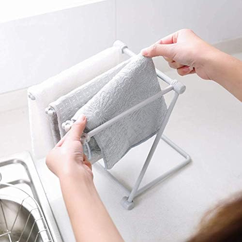 Vješalica za metal, z oblik ručnika ručnika okomito skladištenje kupaonice tkanina ispraznost kuhinja svjetlosna stalak za prsten za