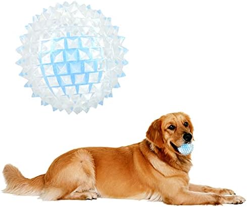 WishLotus Dog Chews igračka lopta, izdržljiva gumena lopta s loptom za pseće kuglica pasa ima super elastičnu loptu psa za sve vrste