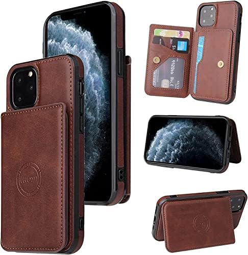 Torbica-novčanik KOSSMA za iPhone 13,13 Mini, Pro 13, 13 Pro Max, Magnetni sigurnosni flip torbica od umjetne kože s RFID-blokadom,