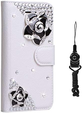 Torbica Galaxy Note 20 Ultra, sjajna kožni novčanik Filo Mjesta, flip-zaštitna torbica za telefon i vratne remen [Stalak] [Utora za