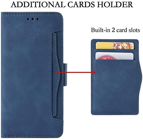 Futrola za novčanik od 5 do 5, magnetska zaštita cijelog tijela, preklopna kožna torbica za novčanik otporna na udarce s držačem kartice