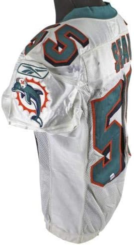 Delphins Junior Seau 2004 Igra je koristila Reebok Road Jersey Mears & PSA/DNK - Nepotpisana NFL igra korištena dresova