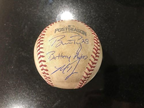 Bumgarner K Baez - opisana/upisana Posey/Bumgarner Baterijsko druženje MLB Hologram - Autografirani bejzbol