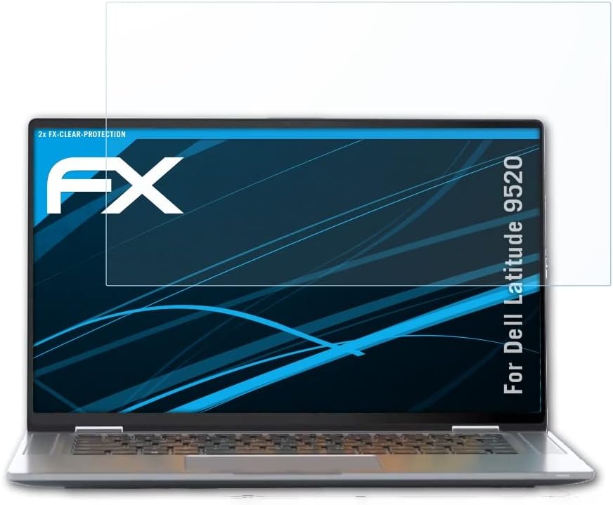 ATFOLIX Zaštita zaslona Film Kompatibilan s Dell Latitude 9520 zaštitnikom zaslona, ​​ultra čist FX zaštitni film