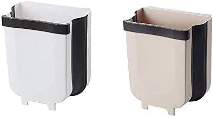 Kanta za smeće bucket bucket viseća kanta za smeće, kanta za smeće za kućnu kuhinju i kupaonicu kanta za smeće kanta za smeće / smeđa