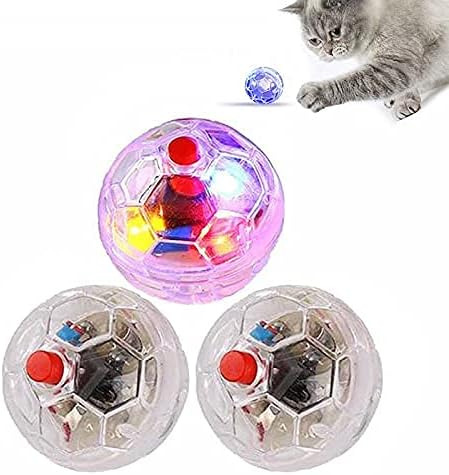 Atin 3pcs Motion lov na duhove Osvjetljavanje LED Motion Cat Dog Kuglice bljeskalica paranormalna oprema igračka za kućne ljubimce