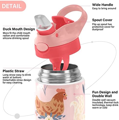 Boca za vodu za bebe Podvodna morska kornjača vakuumski izolirana od nehrđajućeg čelika dvostruko zatvorena putna čaša za djevojčice