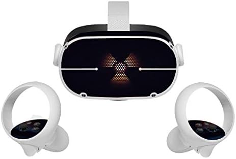 Zračenje upozorava Oculus Quest 2 Skin VR 2 Skins slušalice i kontroleri naljepnice Zaštitni pribor za naljepnice